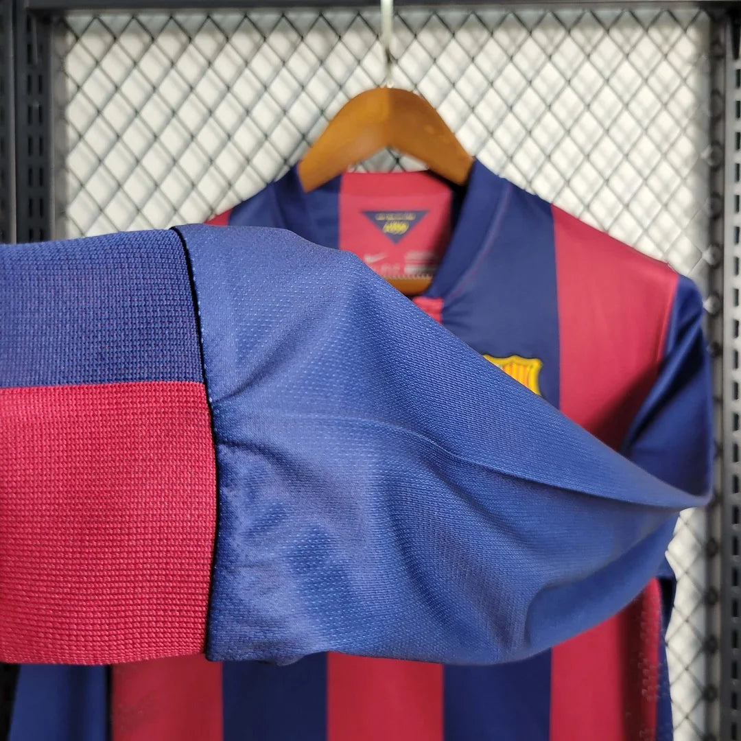 2014-2015 Retro Barcelona Home Jersey Long sleeve