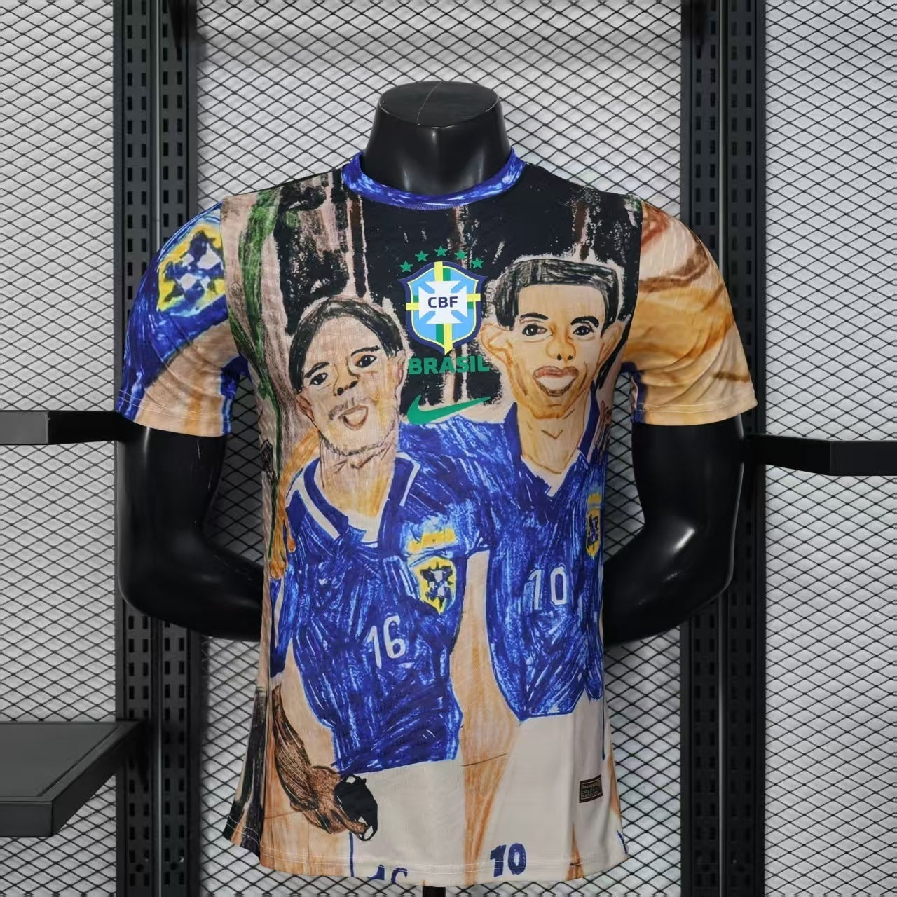 Maillot en édition limitée Brésil Marta et Mia Hamm