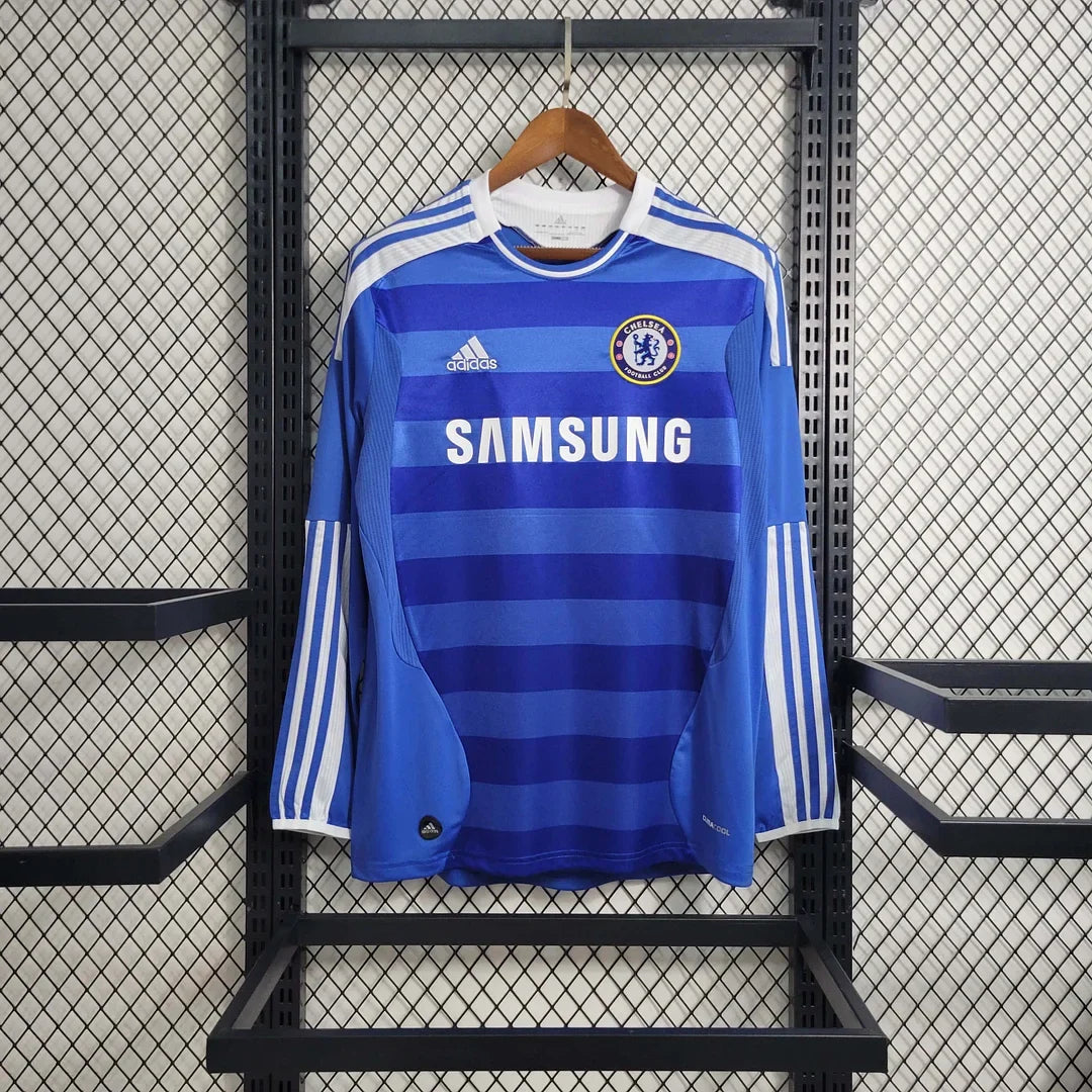 Maillot Rétro Domicile Chelsea Manches Longues 2011-2012