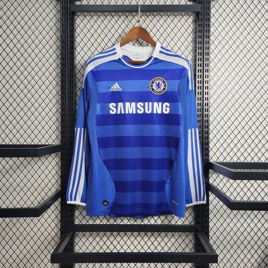 Maglia retrò a maniche lunghe del Chelsea Home 2011-2012