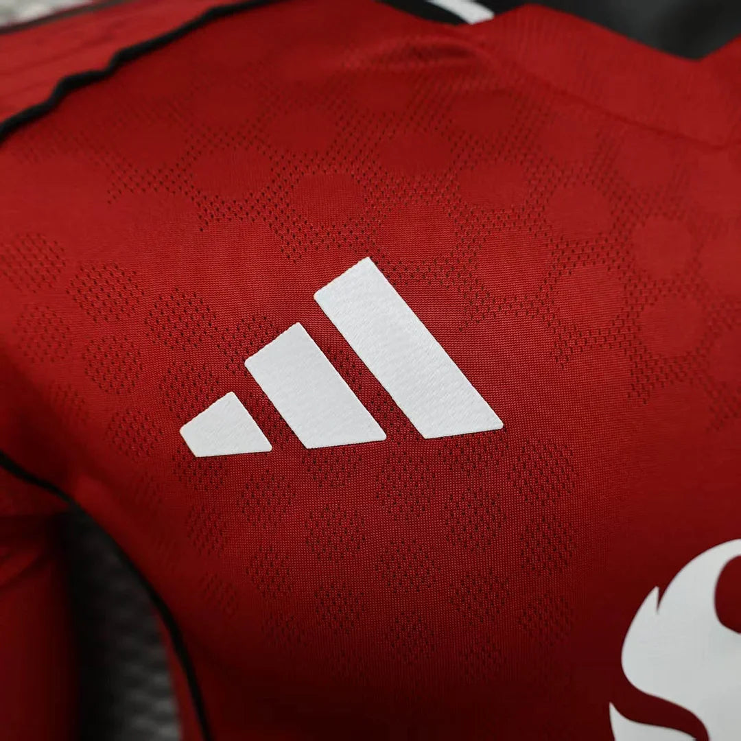 2025/2026 Manchester United Home Manica Lunga
