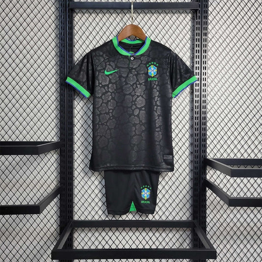 Brasile "Black Leopard" Maglia in Edizione Limitata per Bambini