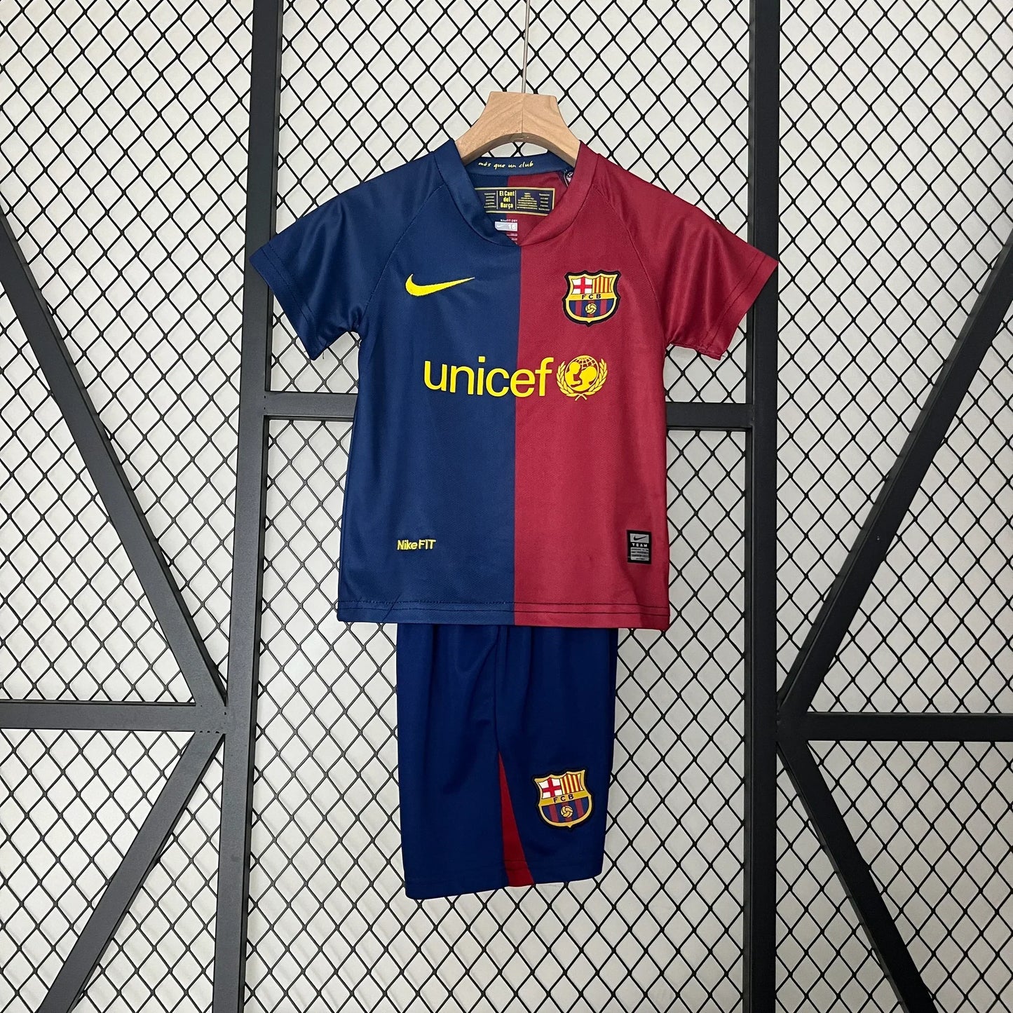 Maillot Rétro Domicile Barcelone 2008/2009 Taille Enfant