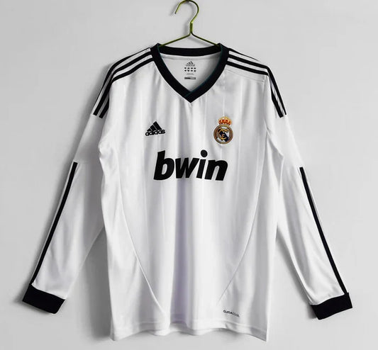 Maillot Rétro Real Madrid Domicile 2012-2013 Manches Longues
