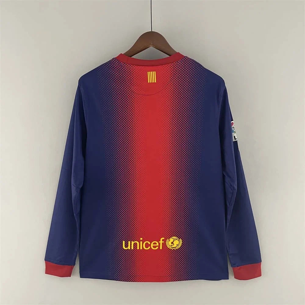 Maglia retrò Barcellona Home 2012-2013 a manica lunga