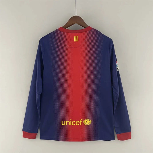 Maglia retrò Barcellona Home 2012-2013 a manica lunga