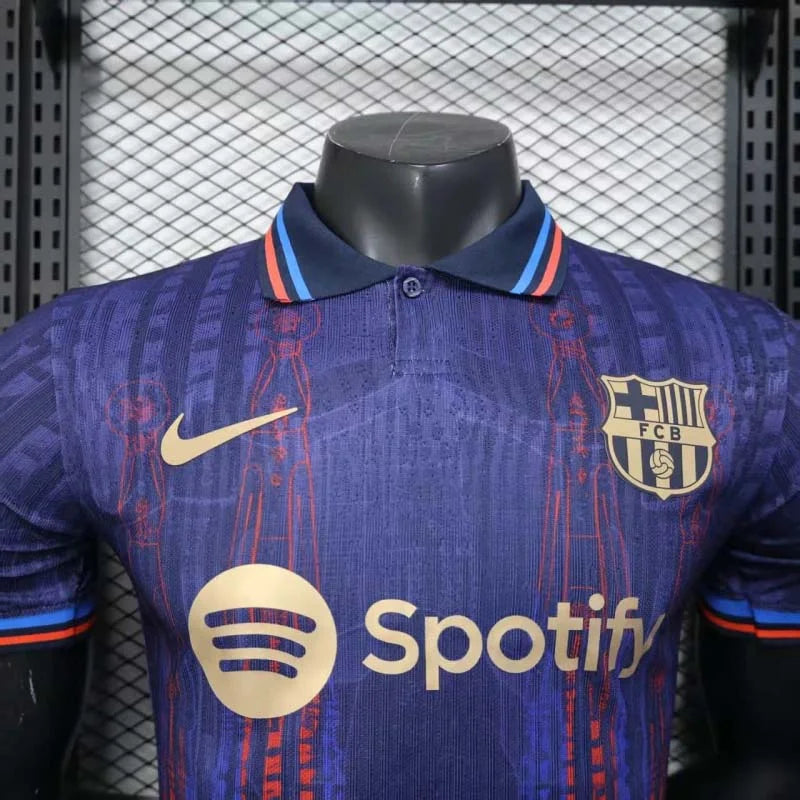 Maillot en édition limitée du FC Barcelone « Spotify Stripes »
