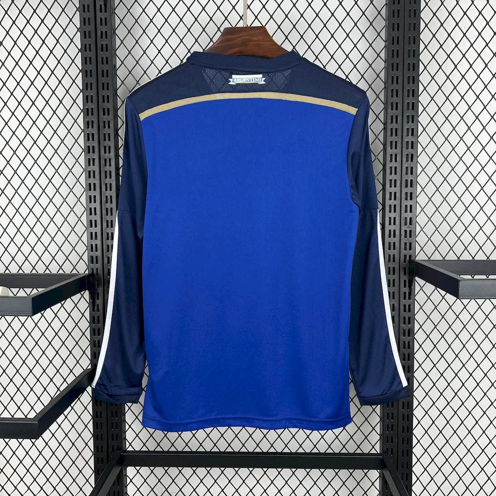 2014 Retro Argentina Away Long Sleeve