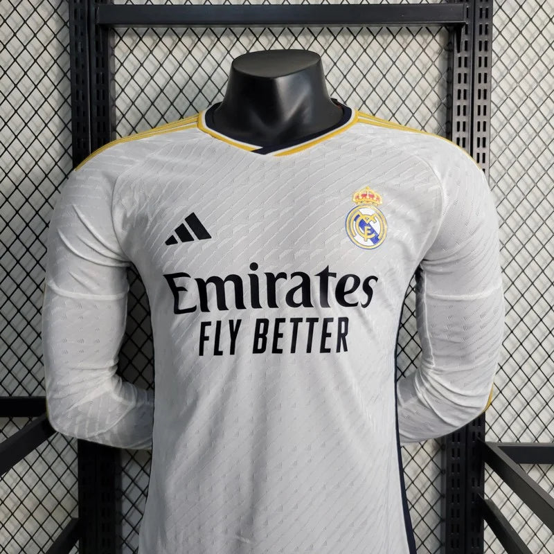 2023/2024 Real Madrid Home Kit Long Sleeve