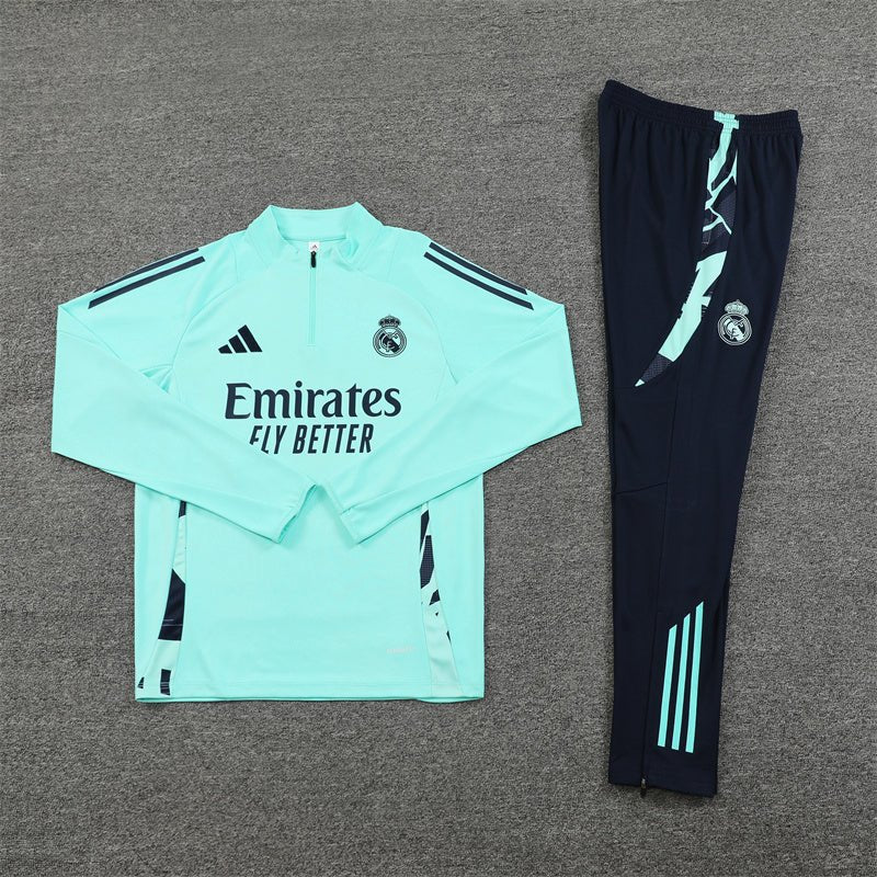 Survêtement vert menthe et noir Real Madrid